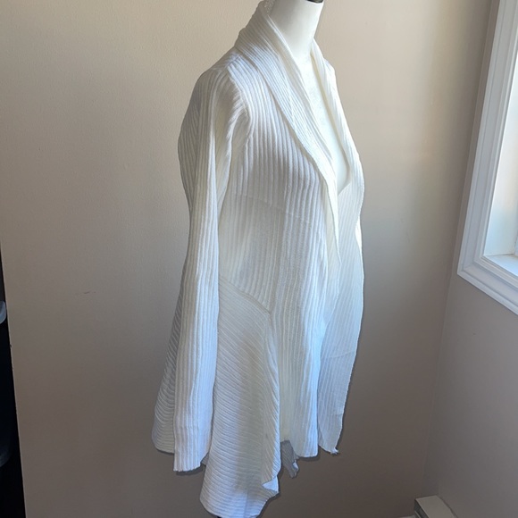 Seduction White long sleeve Cardigan Large - Picture 8 of 12
